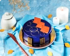 Shiny Purple Cake