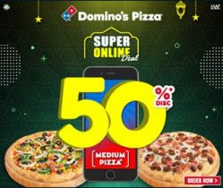 2 Medium Pizza Save 50% Off 2 Medium Pizza Save 50% Off
