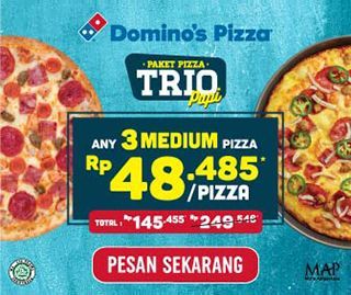 Paket Pizza Trio Paket Pizza Trio