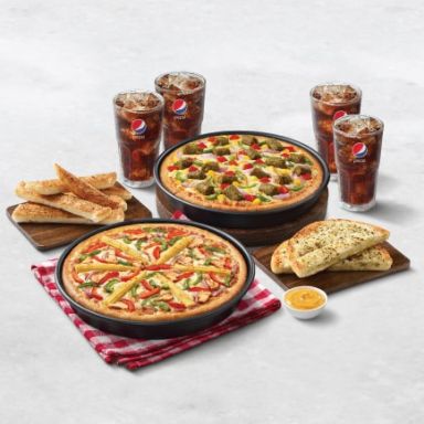 Hut Treat Meals: For 4 Hut Treat Meals: For 4