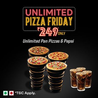Unlimited Pizza Friday At 249 Only Unlimited Pizza Friday At 249 Only